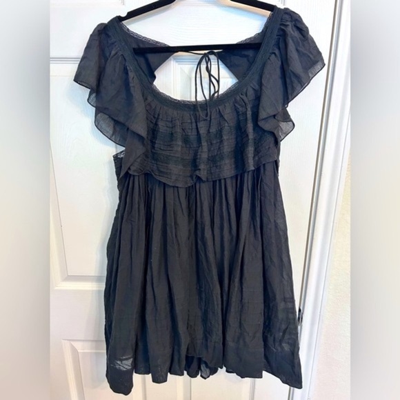 Free People, Hailey Mini Dress, Medium in Black - Picture 8 of 11